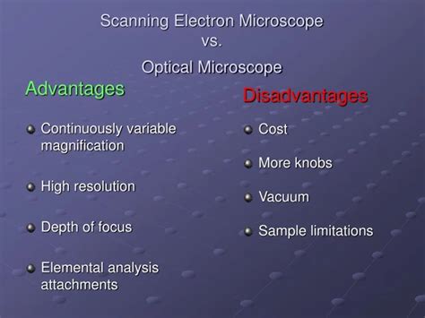 electron microscopy disadvantages|Disadvantages of Electron Microscopes .